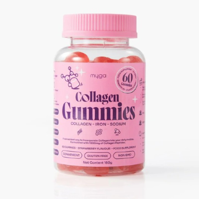 Myga Collagen żelki dla dorosłych kolagen żelazo sód 60 szt.