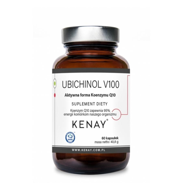 Kenay Suplement diety ubichinol V100 aktywna forma Koenzymu Q10