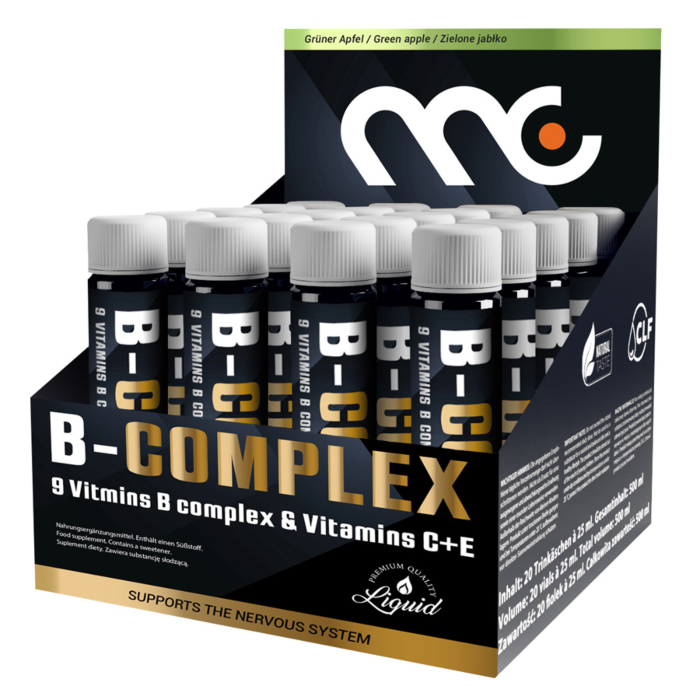 Muscle Clinic B-COMPLEX – kompleks witamin B, 20 ampułek po 25 ml
