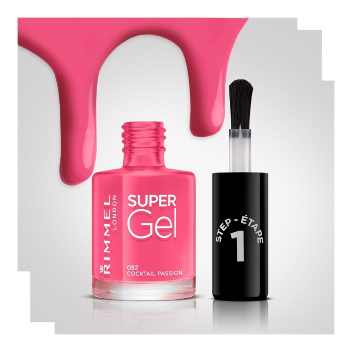Rimmel Super Gel Lakier do paznokci, 032 Coctail Passion