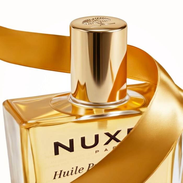 Nuxe Bestsellery Huile Prodigieuse: Huile Prodigieuse® Suchy olejek do pielęgnacji 50 ml + Rêve de Miel® Odżywczy balsam do ust 15 g + Hair Prodigieux® Szampon 30 ml