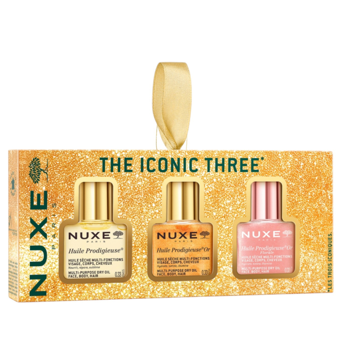 Nuxe zestaw Mini olejków: Huile Prodigieuse 10ml + Huile Prodigieuse Or 10ml + Huile Prodigieuse Or Florale 10ml