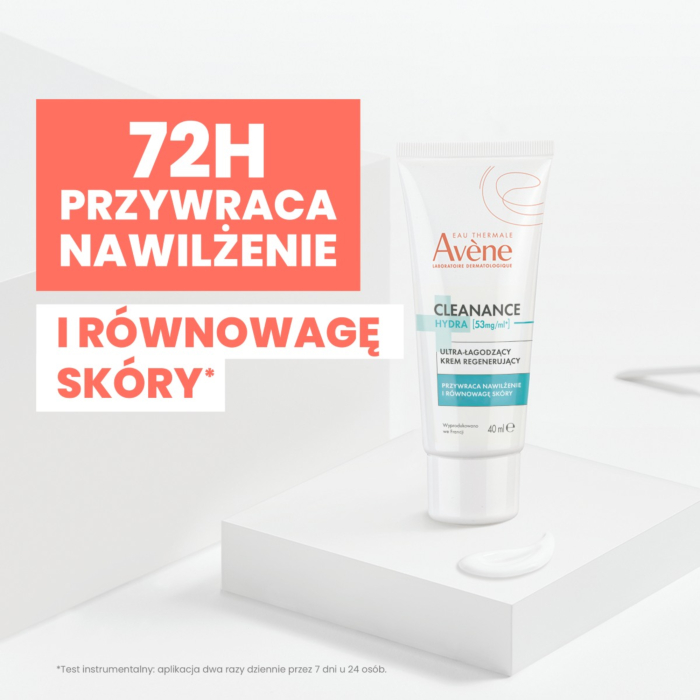Avène Cleanance Hydra Ultra-łagodzący krem regenerujący, 40 ml