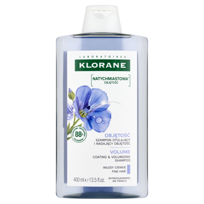 Klorane Objętość Szampon otulający i nadający objętość, 400 ml