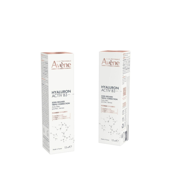 Avène Hyaluron Activ B3 Krem pod oczy o potrójnym działaniu korygującym 