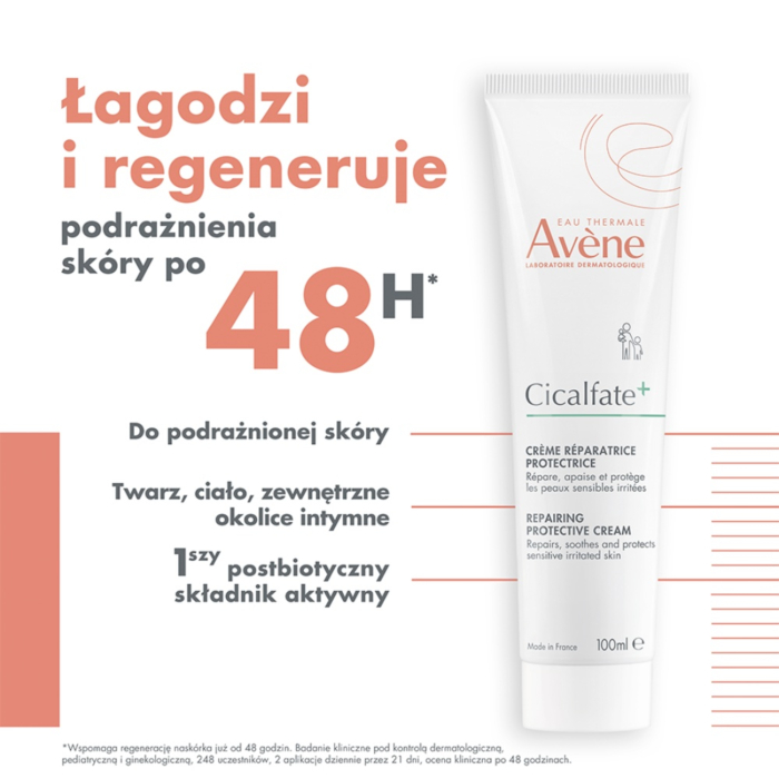 Avène Cicalfate+ Regenerujący krem ochronny, 100 ml