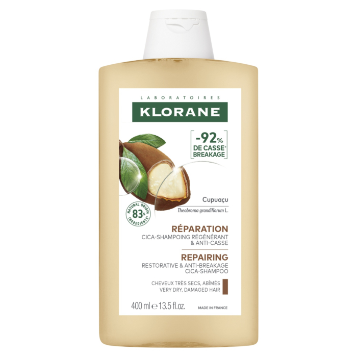 Klorane Regeneracja CICA Szampon z cupuacu, 400 ml