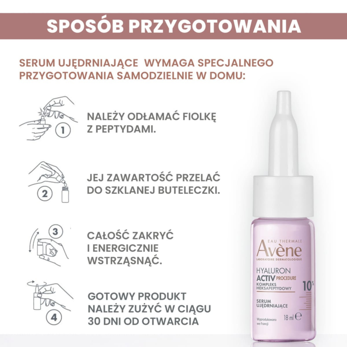 Avene Hyaluron Activ Procedure Serum ujędrniające, 18ml + 2ml