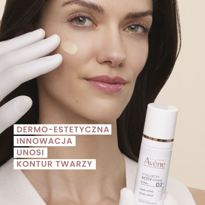 Avene Hyaluron Activ Procedure Krem liftingujący do twarzy z retinalem i kwasem hialuronowym 