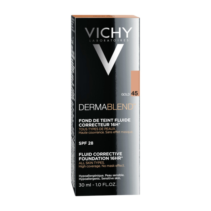 Vichy Dermablend Fluid korygujący SPF 28, 45 Gold