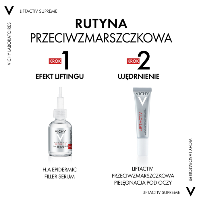 Vichy Liftactiv Supreme przeciwzmarszczkowa ujędrniająca pielęgnacja pod oczy