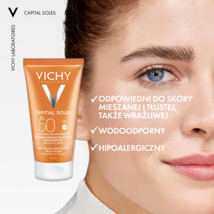 Vichy Capital Soleil Krem matujący SPF50+ 