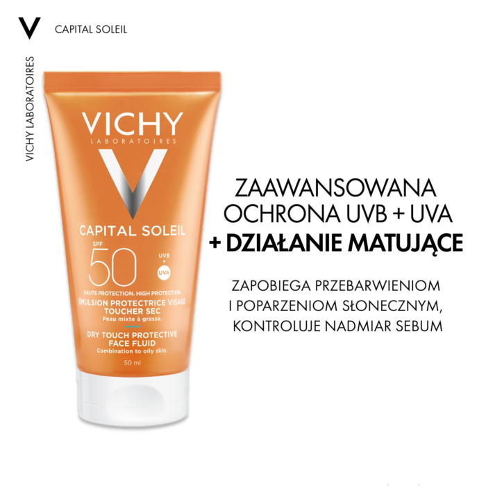 Vichy Capital Soleil Krem matujący SPF50+ 
