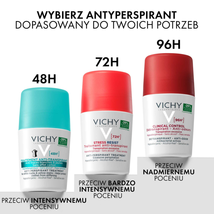 Vichy Deo Anti-Trace Antyperspirant w kulce