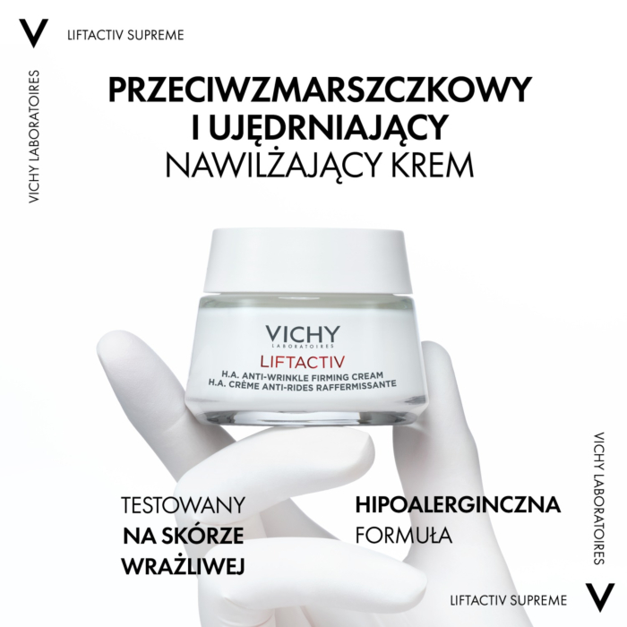 Vichy Liftactiv Supreme Przeciwzmarszczkowy i ujędrniający krem na dzień do cery normalnej i mieszanej