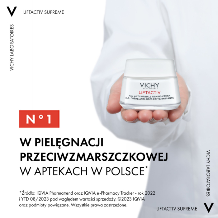 Vichy Liftactiv Supreme Przeciwzmarszczkowy i ujędrniający krem na dzień do cery normalnej i mieszanej