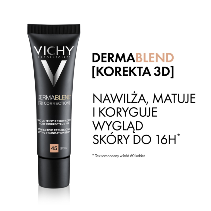 Vichy Dermablend 3D Correction podkład wyrównujacy powierzchnię skóry 45