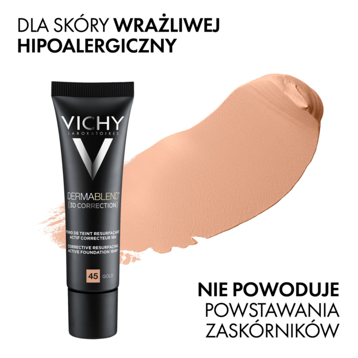 Vichy Dermablend 3D Correction podkład wyrównujacy powierzchnię skóry 45