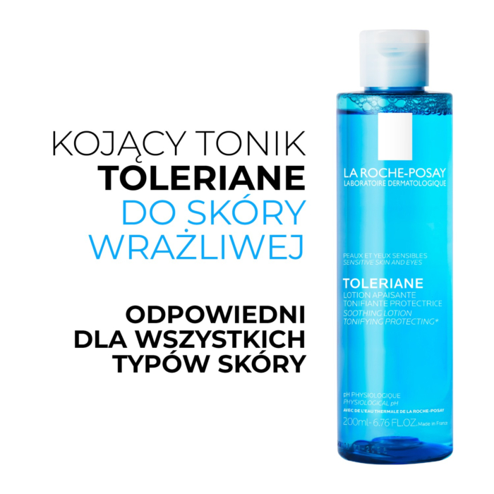 La Roche-Posay Toleriane Kojący tonik z fizjologicznym pH dla wrażliwej skóry