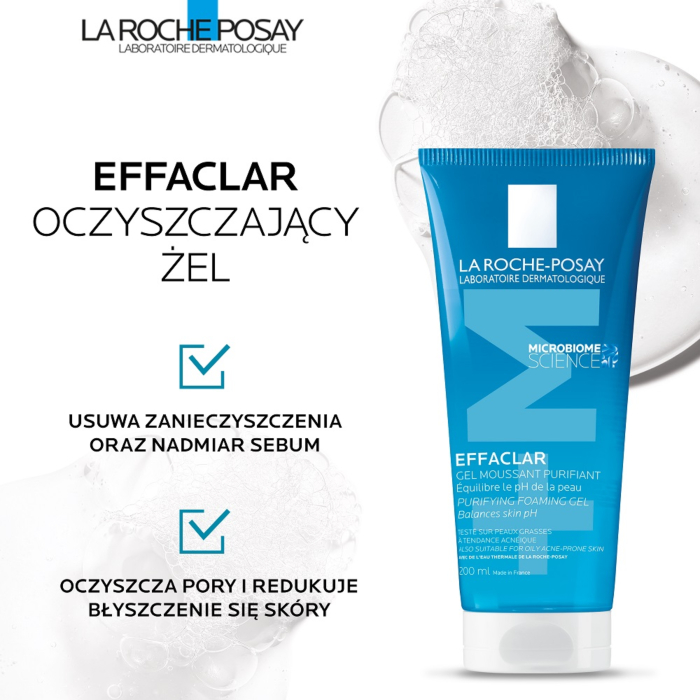 La Roche-Posay Effaclar Żel do mycia twarzy, 200 ml