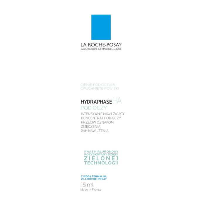 La Roche-Posay Hydraphase Intense Intensywnie nawilżający żel pod oczy przeciw opuchnięciom