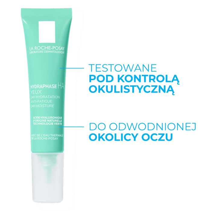 La Roche-Posay Hydraphase Intense Intensywnie nawilżający żel pod oczy przeciw opuchnięciom