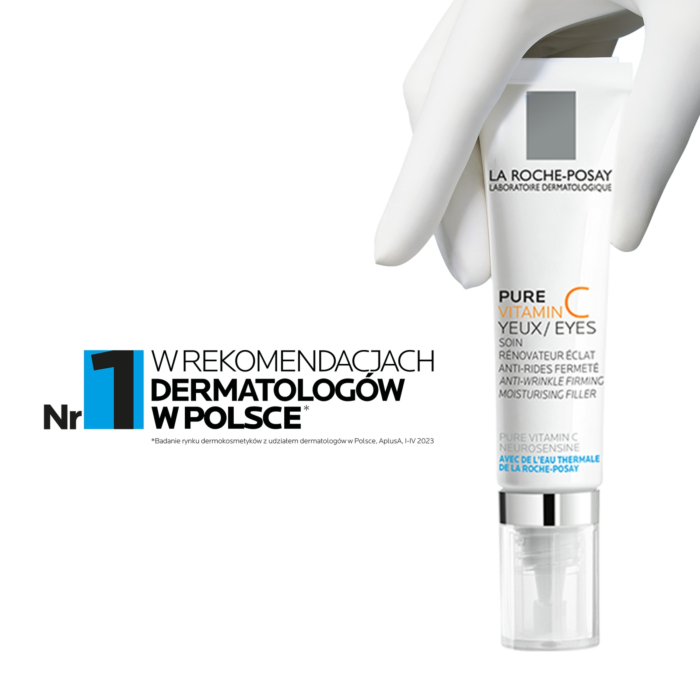 La Roche-Posay Pure Vitamin C Nawilżający i ujędrniający krem pod oczy