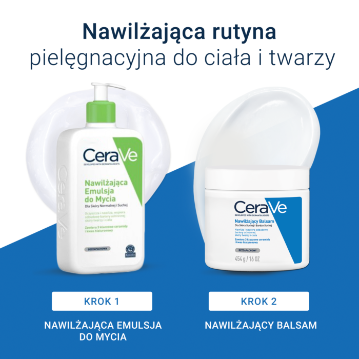CeraVe Nawilżający balsam do skóry suchej i bardzo suchej, 454 g