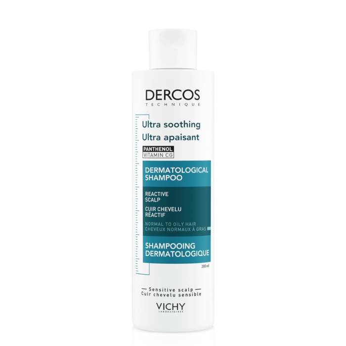 Vichy Dercos Szampon ultrakojący do włosów tłustych