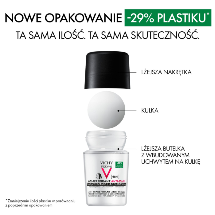 Vichy Homme Deo 48H Antyperspirant dla mężczyzn
