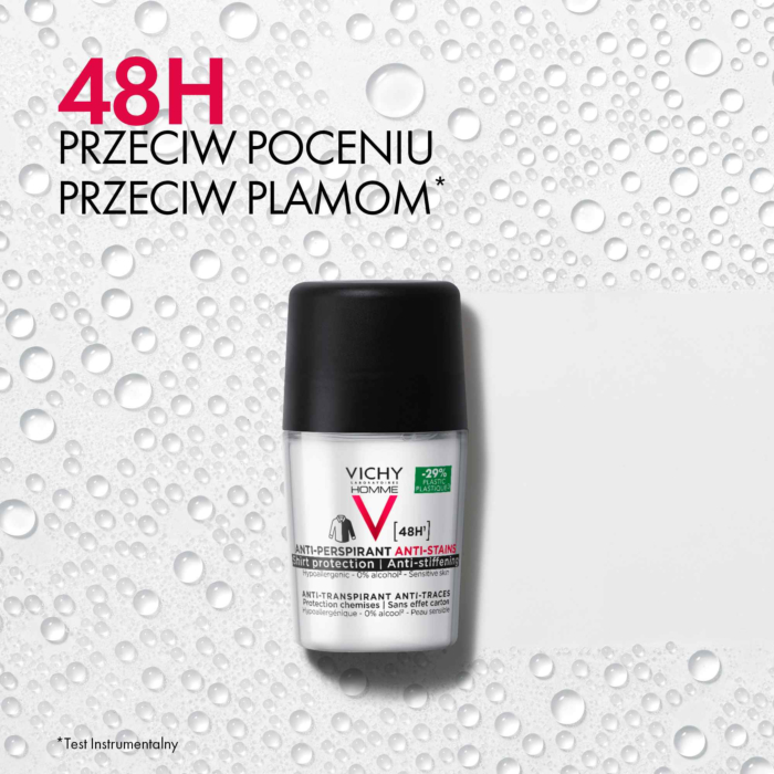 Vichy Homme Deo 48H Antyperspirant dla mężczyzn
