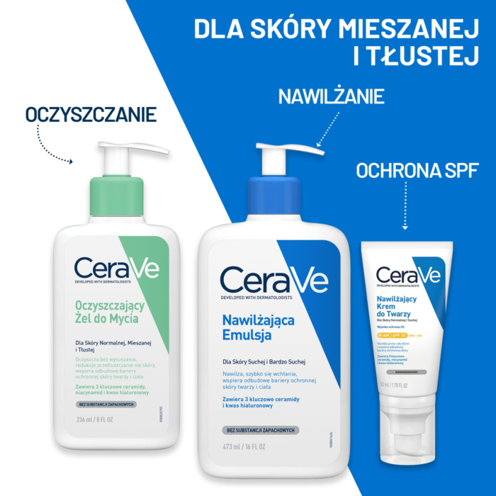 CeraVe Oczyszczający żel do mycia do skóry normalnej i tłustej 236 ml