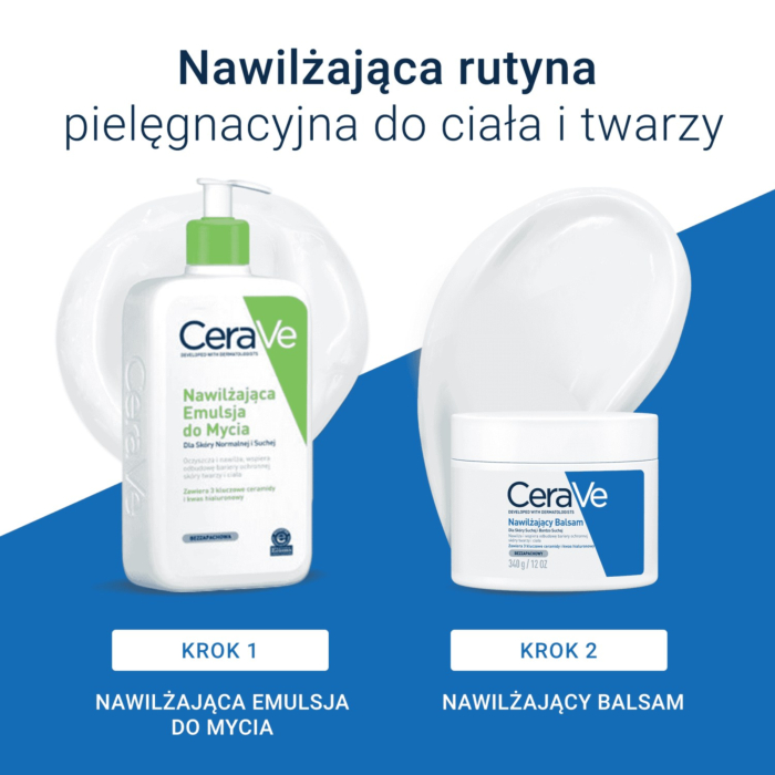 CeraVe Nawilżający balsam do skóry suchej i bardzo suchej, 340 g