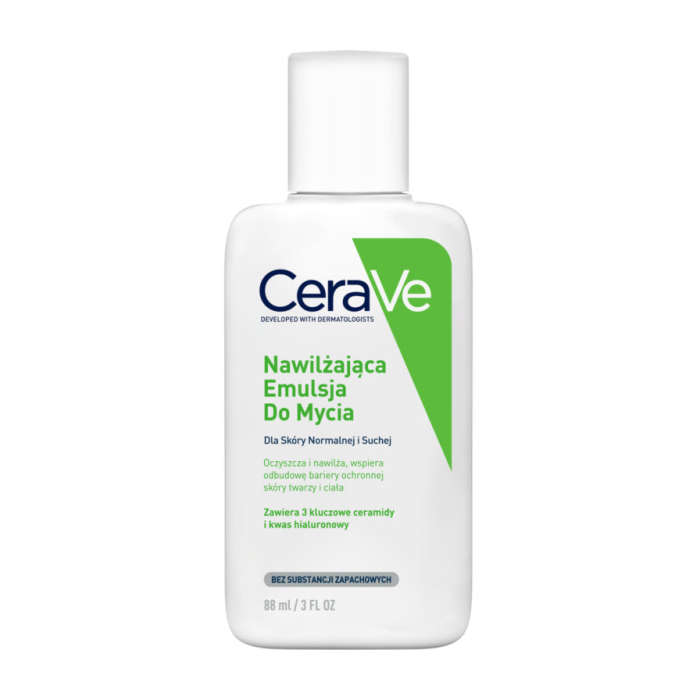 Cerave Nawilżająca emulsja do mycia twarzy i ciała, 88ml