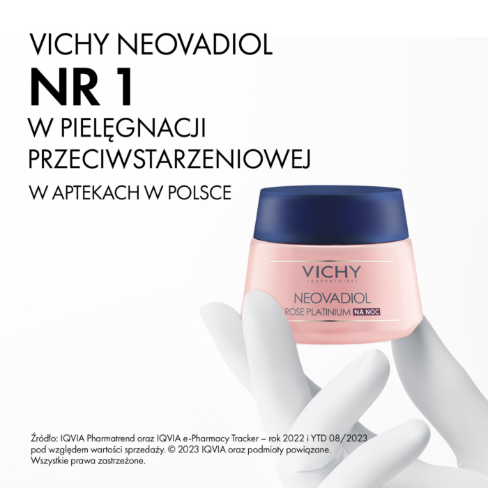 Vichy Neovadiol Rose Platinium Wzmacniający, regenerujący krem na noc