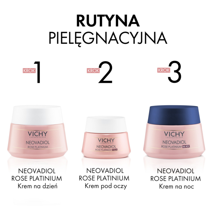 Vichy Neovadiol Rose Platinium Wzmacniający, regenerujący krem na noc