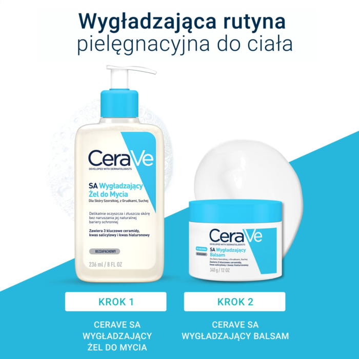 CeraVe Wygładzający balsam do skóry szorstkiej, z grudkami, suchej, 340 g
