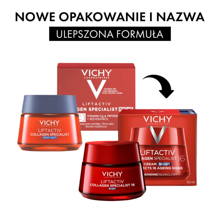 Vichy Liftactiv Collagen Specialist Krem na noc