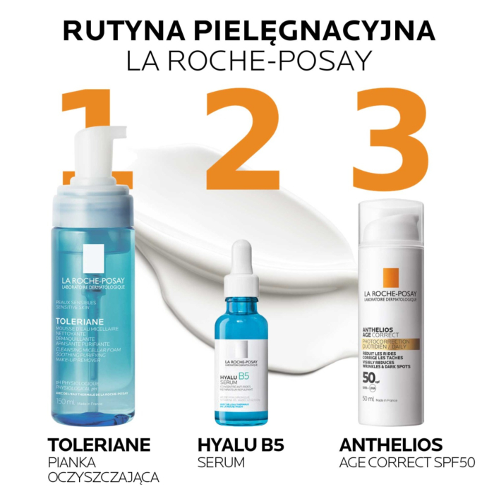 La Roche-Posay Anthelios Codzienna fotoprotekcja przeciwstarzeniowa SPF50 