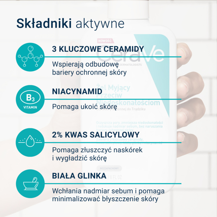 CeraVe Żel myjący przeciw niedoskonałościom