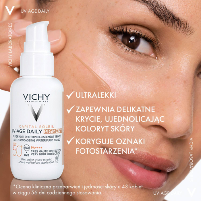 Vichy Capital Soleil Uv-Age Daily Fluid koloryzujący SPF50+ 