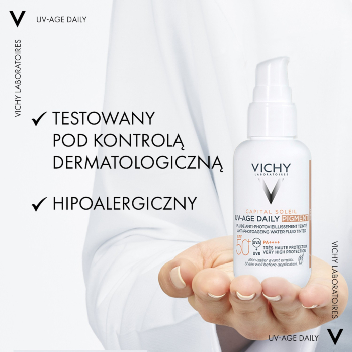 Vichy Capital Soleil Uv-Age Daily Fluid koloryzujący SPF50+ 