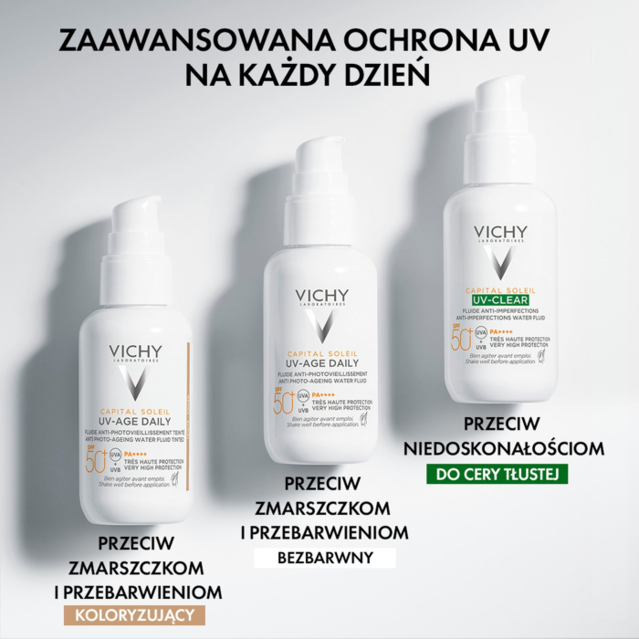 Vichy Capital Soleil Uv-Age Daily Fluid koloryzujący SPF50+ 
