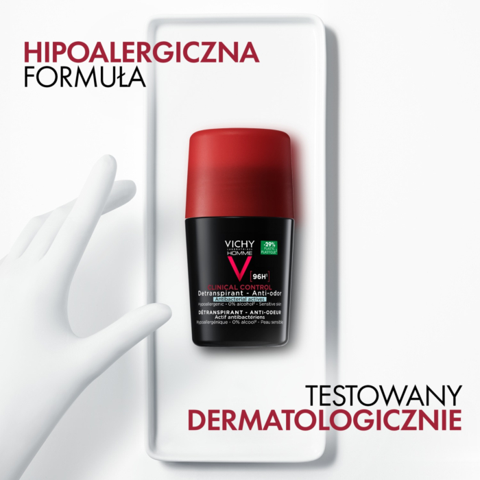 Vichy Homme Dezodorant Clinical Control 96H Roll-On