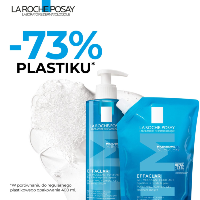 La Roche-Posay Effaclar Żel do mycia twarzy Refill, 400 ml