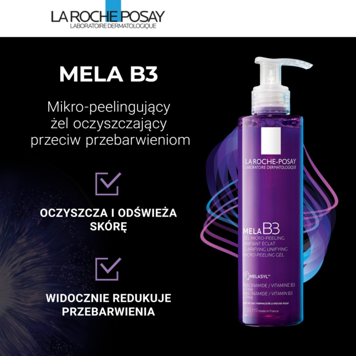 La Roche-Posay Mela B3 Mikro-peelingujący żel oczyszczający