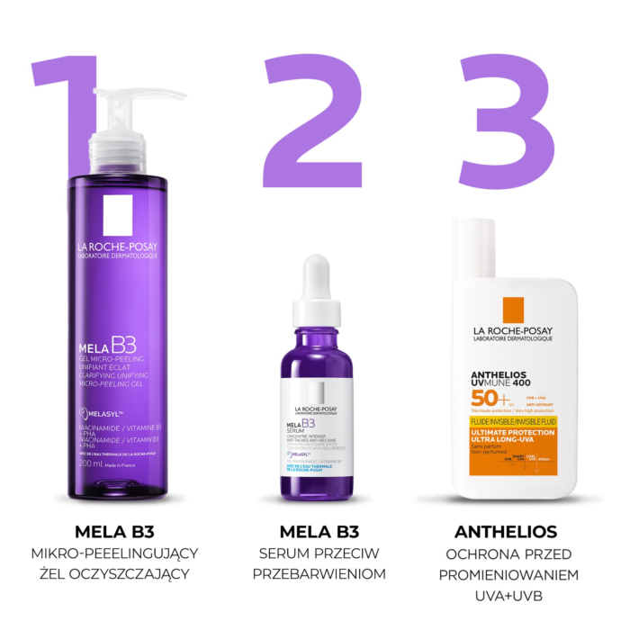 La Roche-Posay Mela B3 Mikro-peelingujący żel oczyszczający