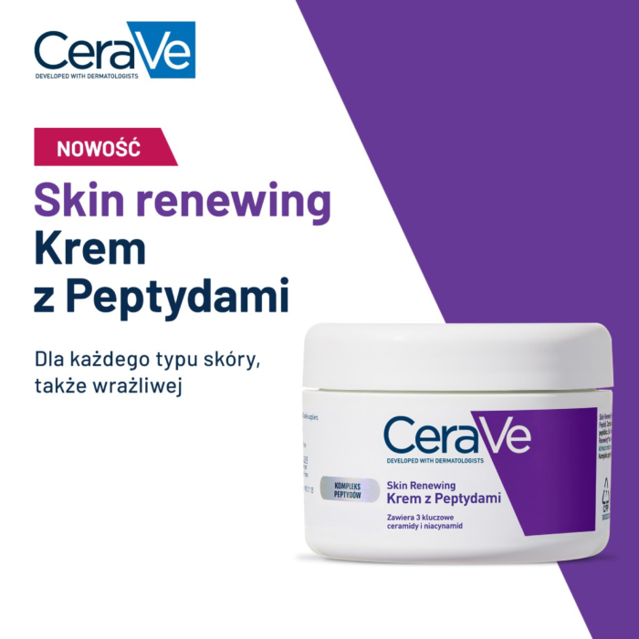 CeraVe Skin Renewing Ujędrniający krem z peptydami