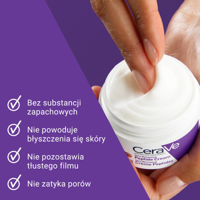 CeraVe Skin Renewing Ujędrniający krem z peptydami