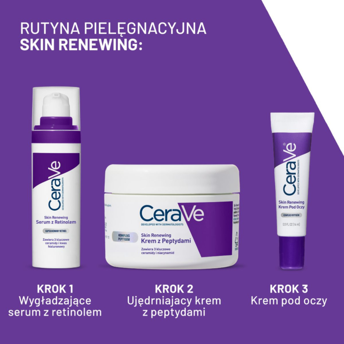 CeraVe Skin Renewing Ujędrniający krem z peptydami